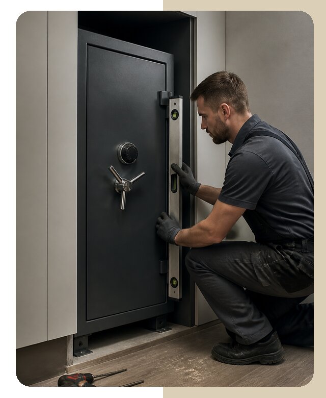 Установка огневзломостойкого сейфа в Сафоново от 5636 р. | Дверной